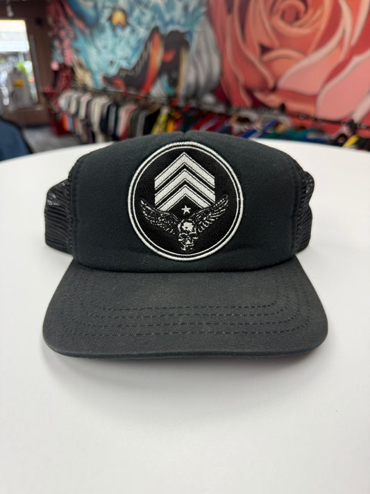 Chrome Hearts Mahalia Skull Trucker Hat