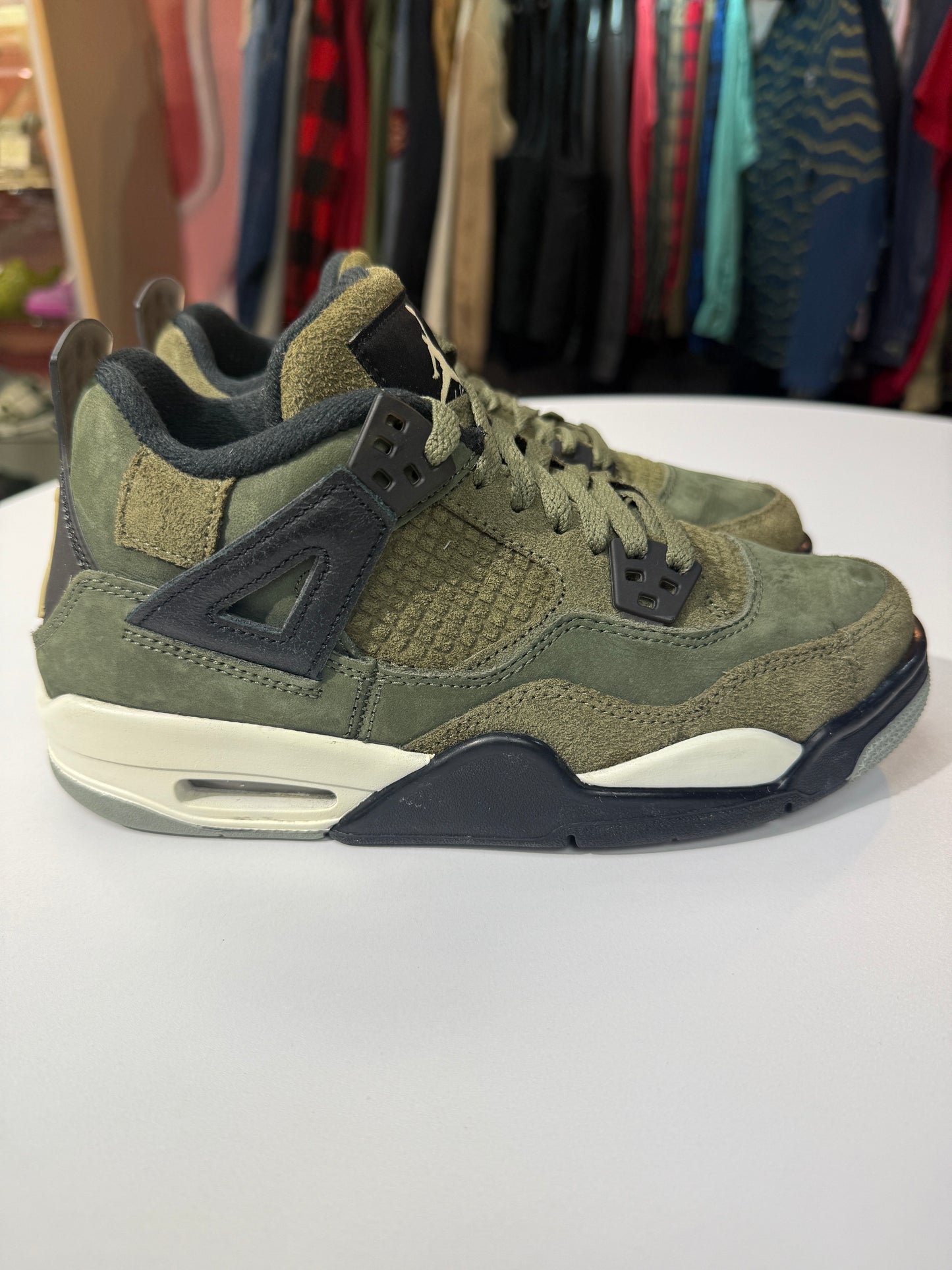 Preowned Craft Medium Olive Jordan 4