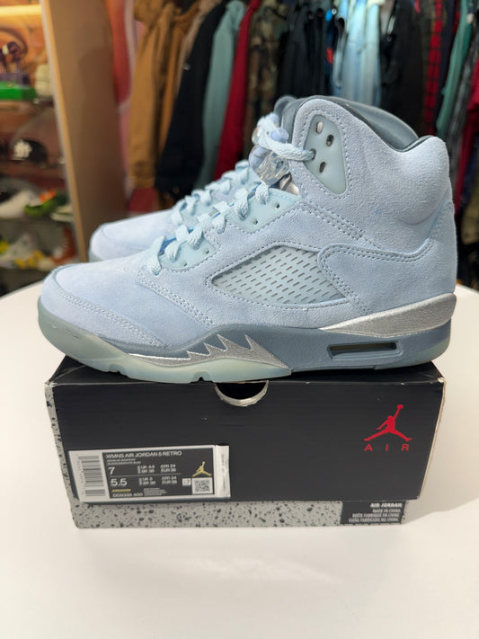 Preowned Bluebird Jordan 5
