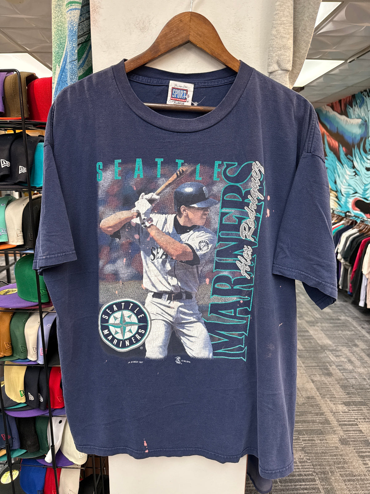 Vintage 1997 Seattle Mariners Alex Rodriguez Tee