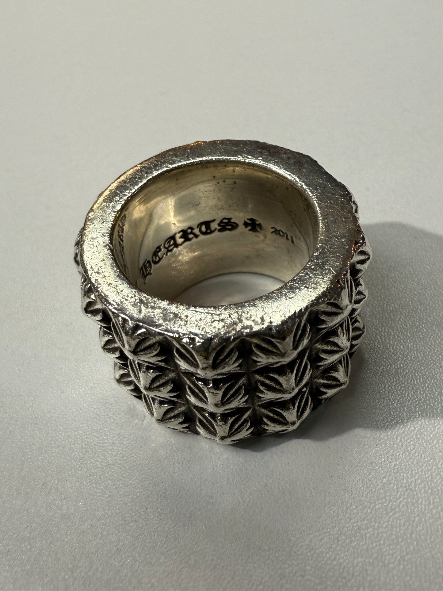 Chrome Hearts Triple Pete Punk Ring
