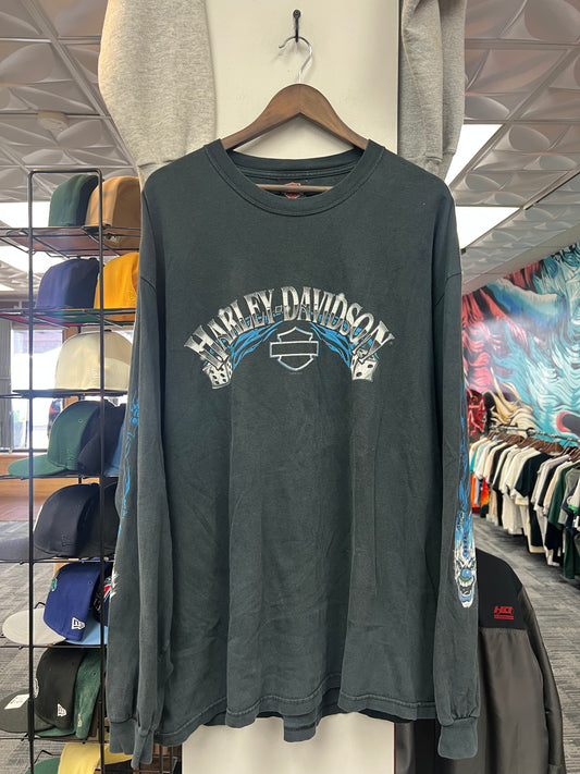 Vintage Harley Davidson Spokane Wa L/S Tee