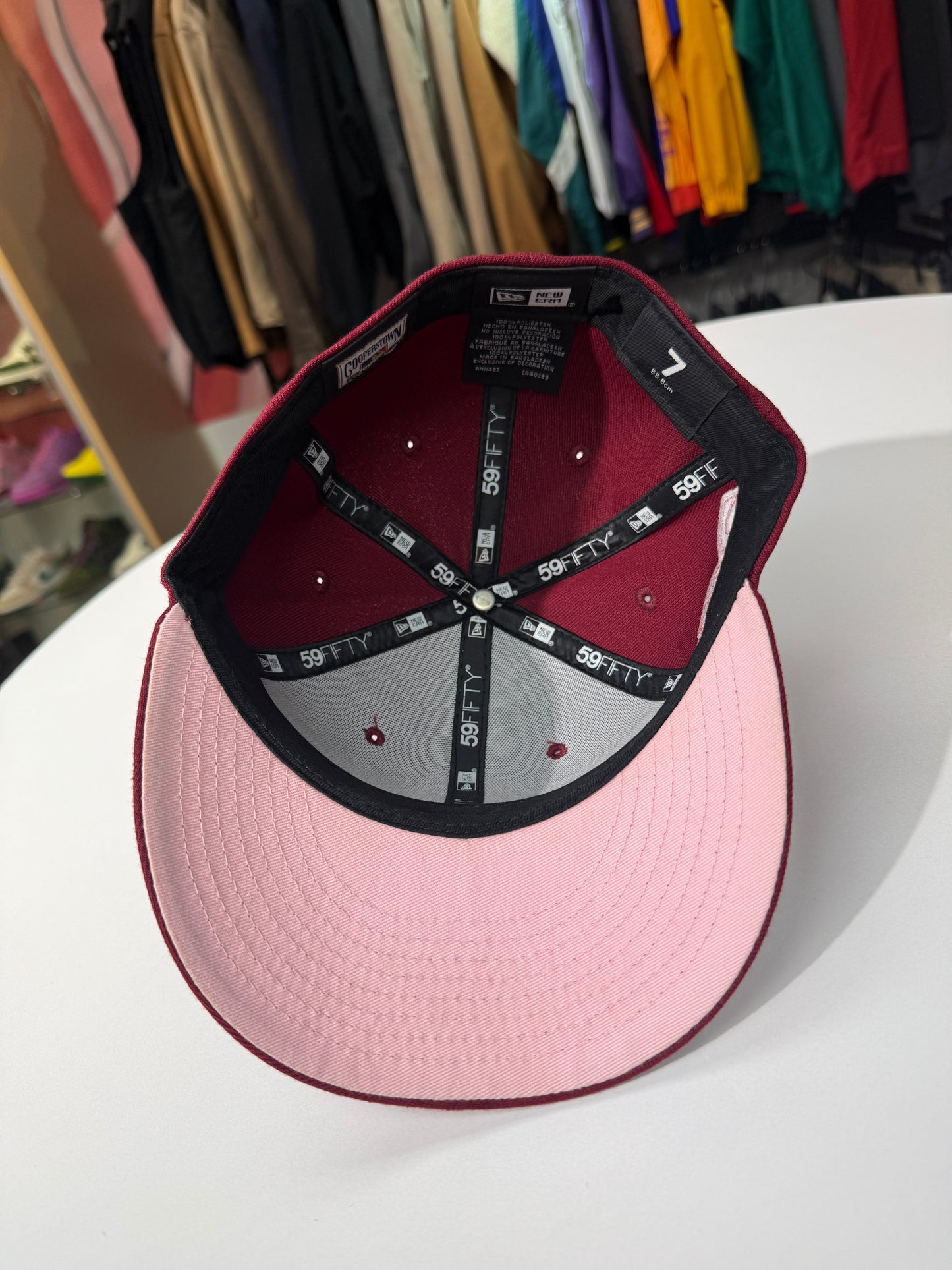 Seattle Mariners Red Velvet Fitted