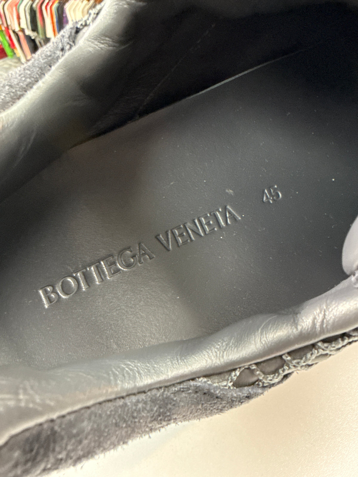 Preowned Bottega Veneta Orbit Sneaker Black Suede