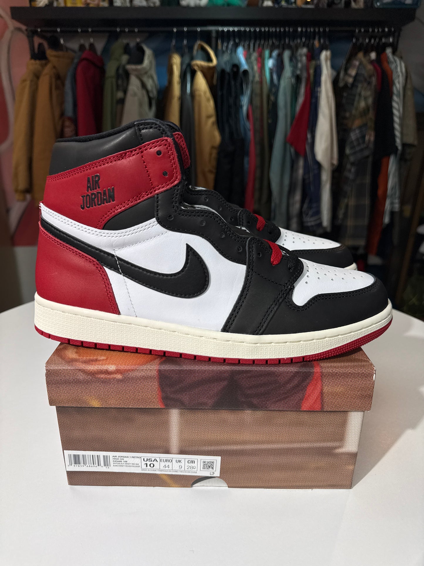New Jordan 1 Retro High Black Toe Reimagined