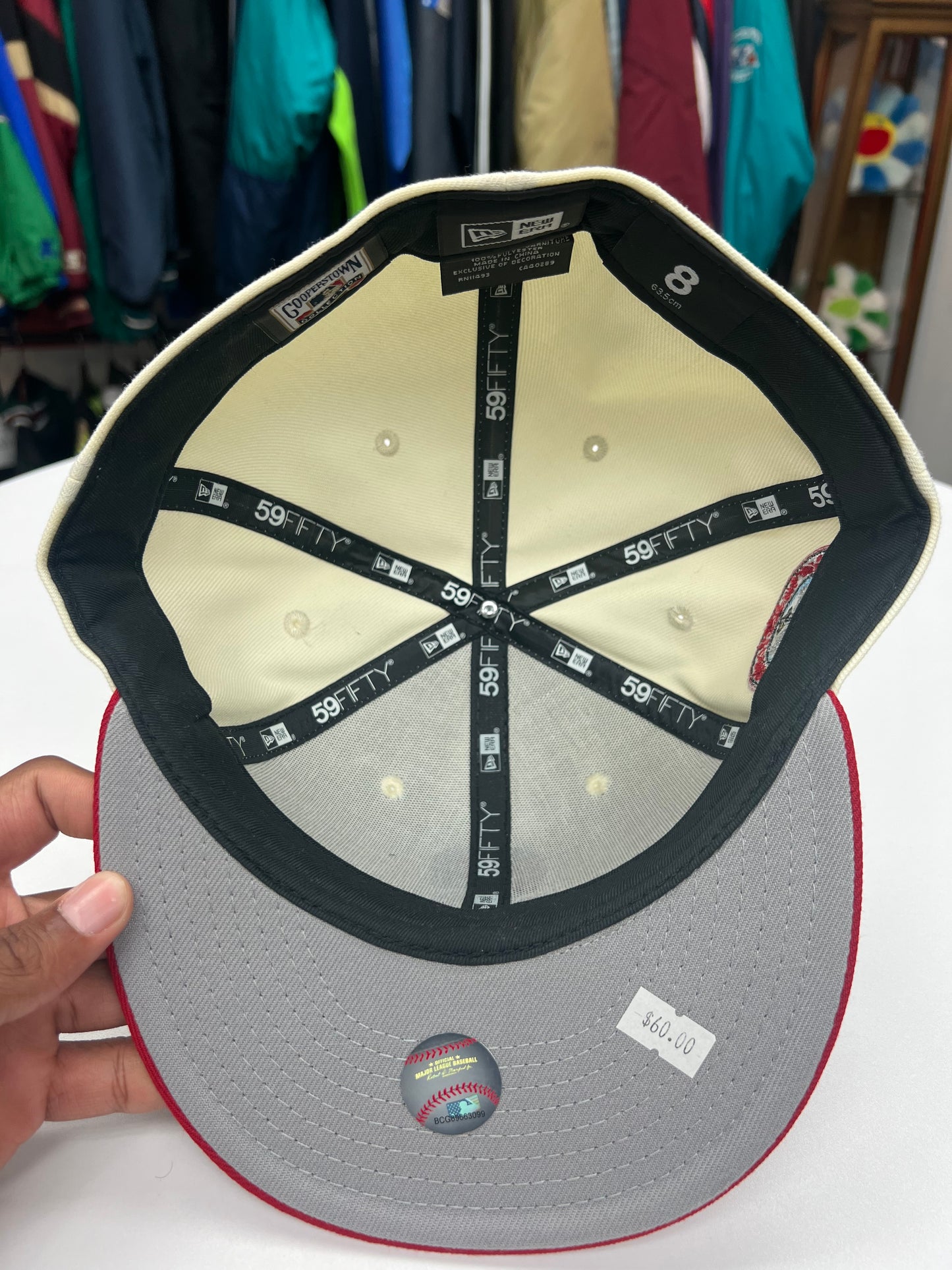 Mariners Red Visor 39th Anniversary Fitted