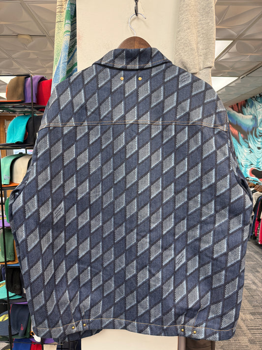 Louis Vuitton Diamond Damier Workwear Denim Jacket