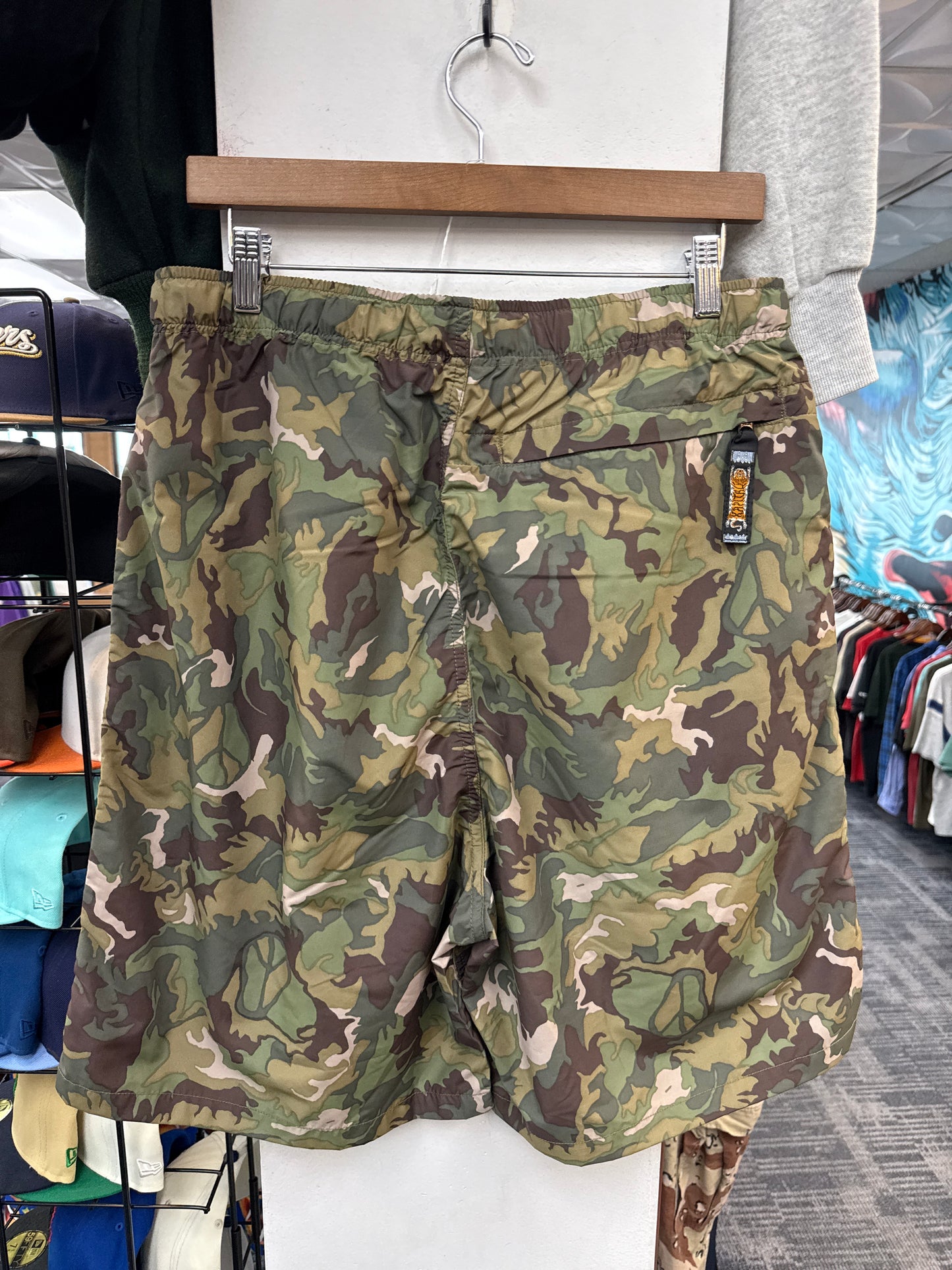 New Kapital Tafetta Camo Shorts