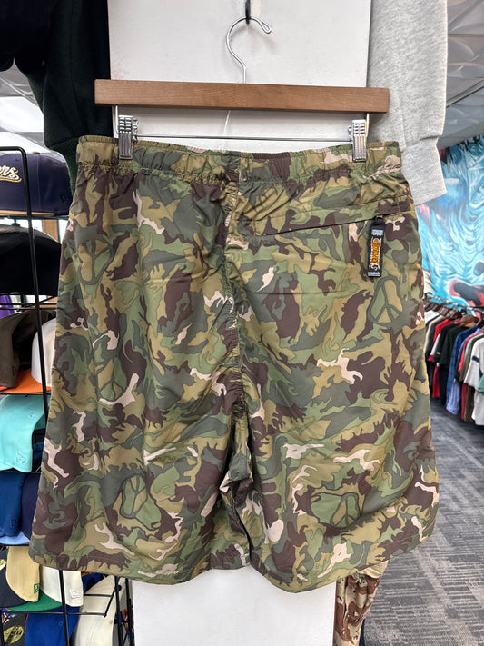 New Kapital Tafetta Camo Shorts