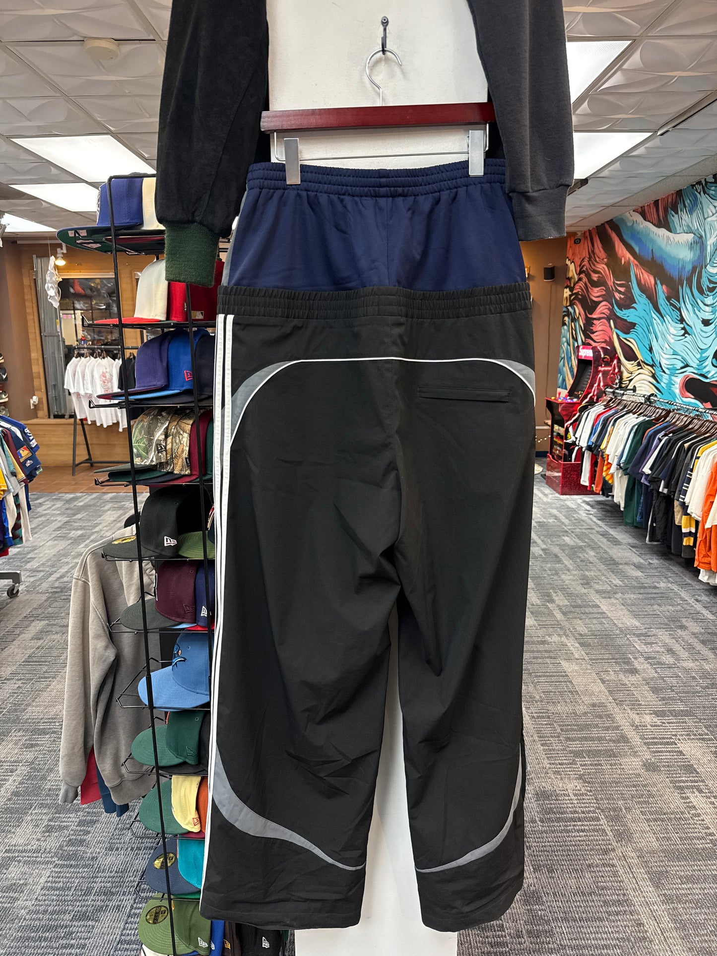 Balenciaga Double-Waist Tracksuit Pants