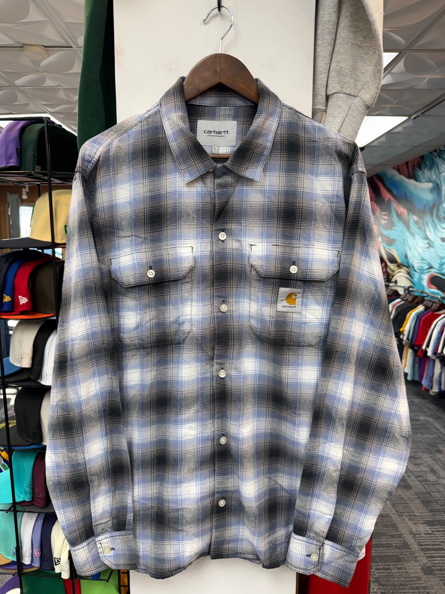 Carhartt WIP Blue Flannel