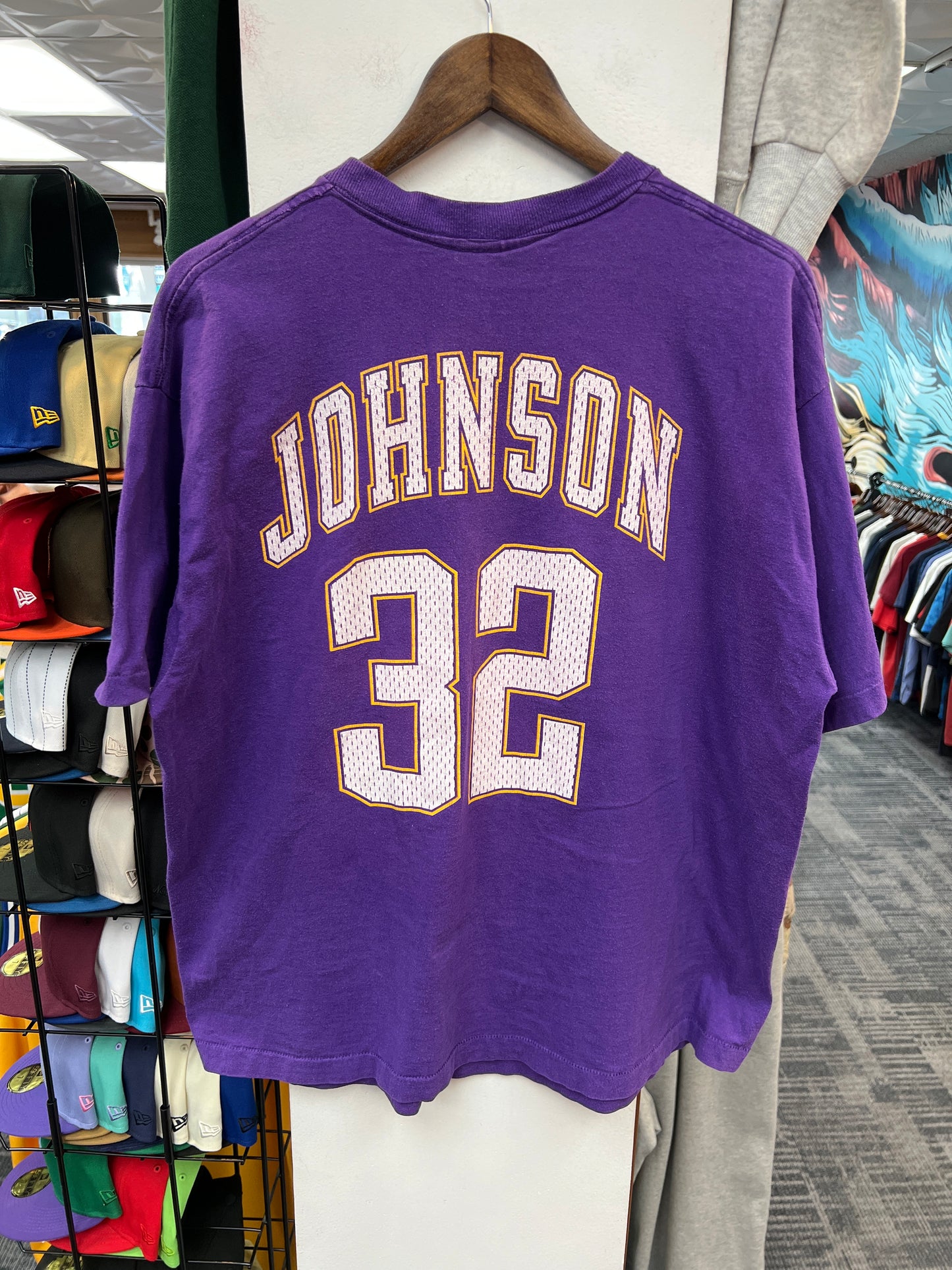 Vintage Lakers Magic Johnson Jersey Tee