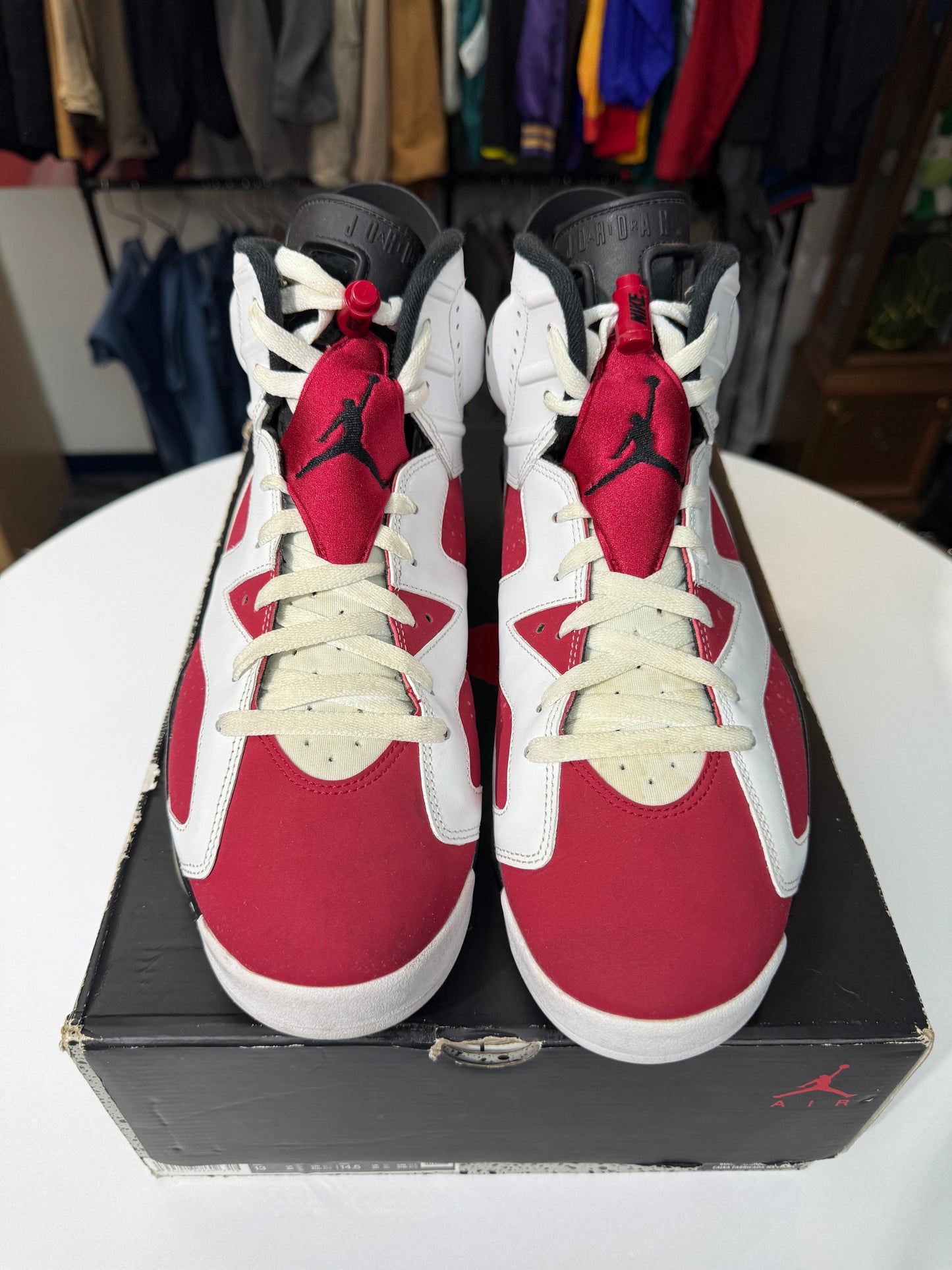 Preowned Jordan 6 Carmine (2021)