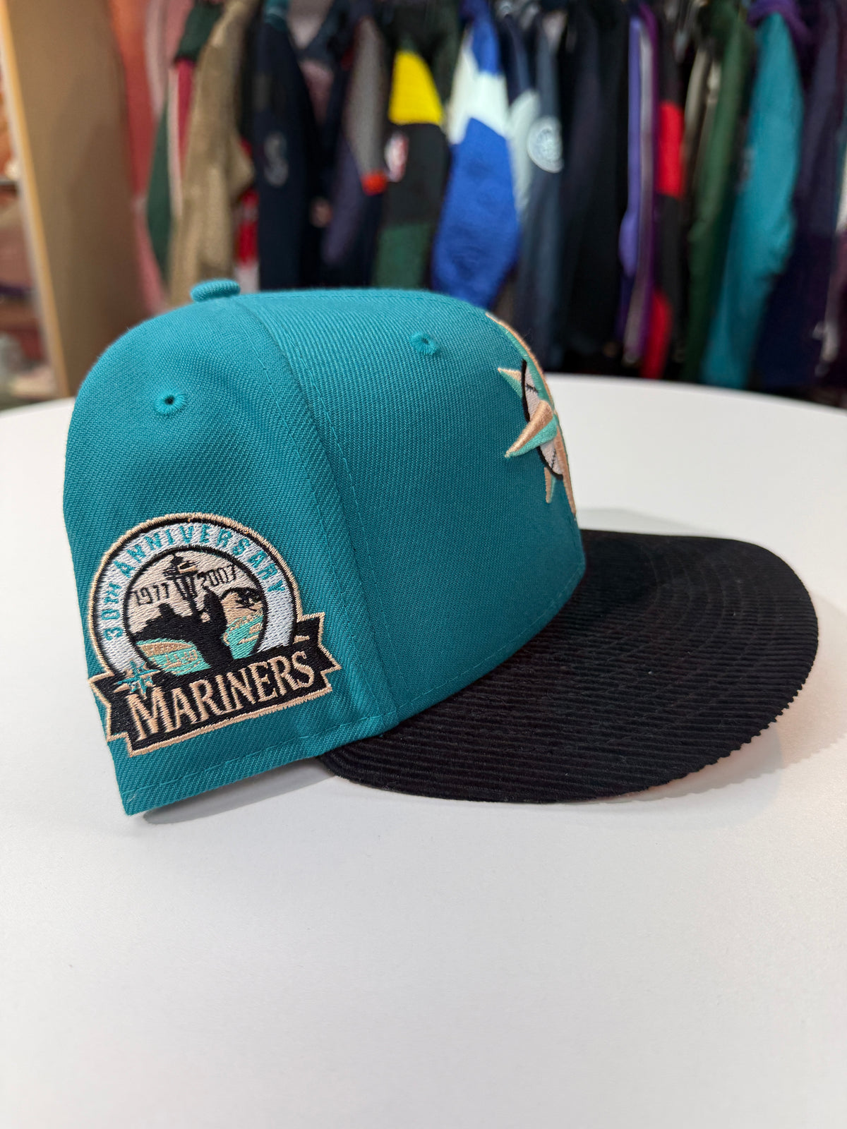 Seattle Mariners Corduroy Brim Compass Fitted