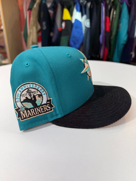 Seattle Mariners Corduroy Brim Compass Fitted