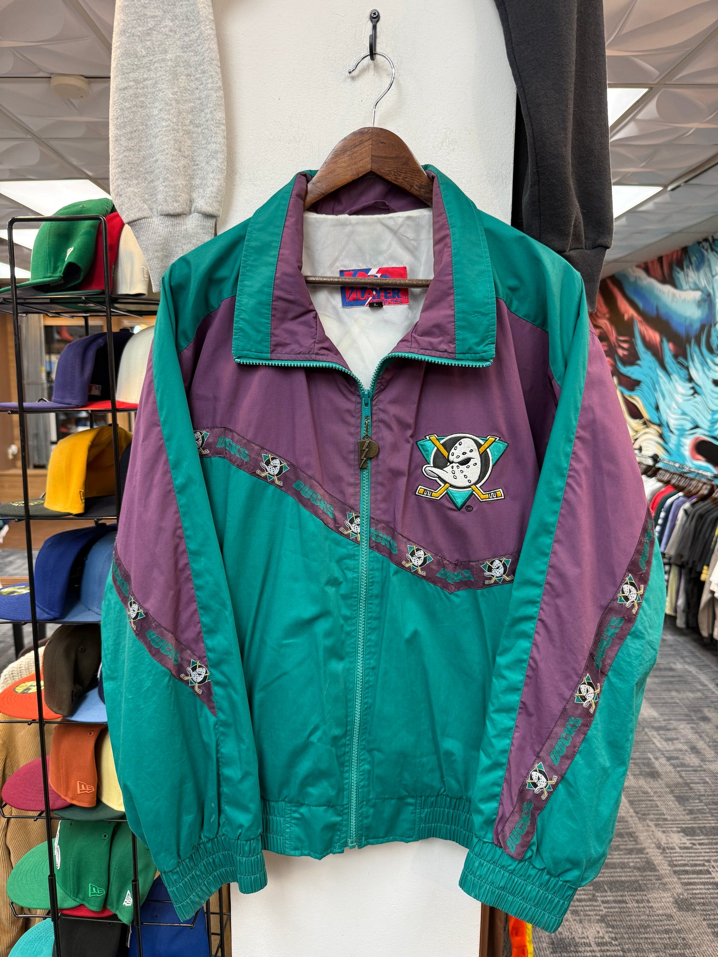 Vintage Mighty Ducks Windbreaker