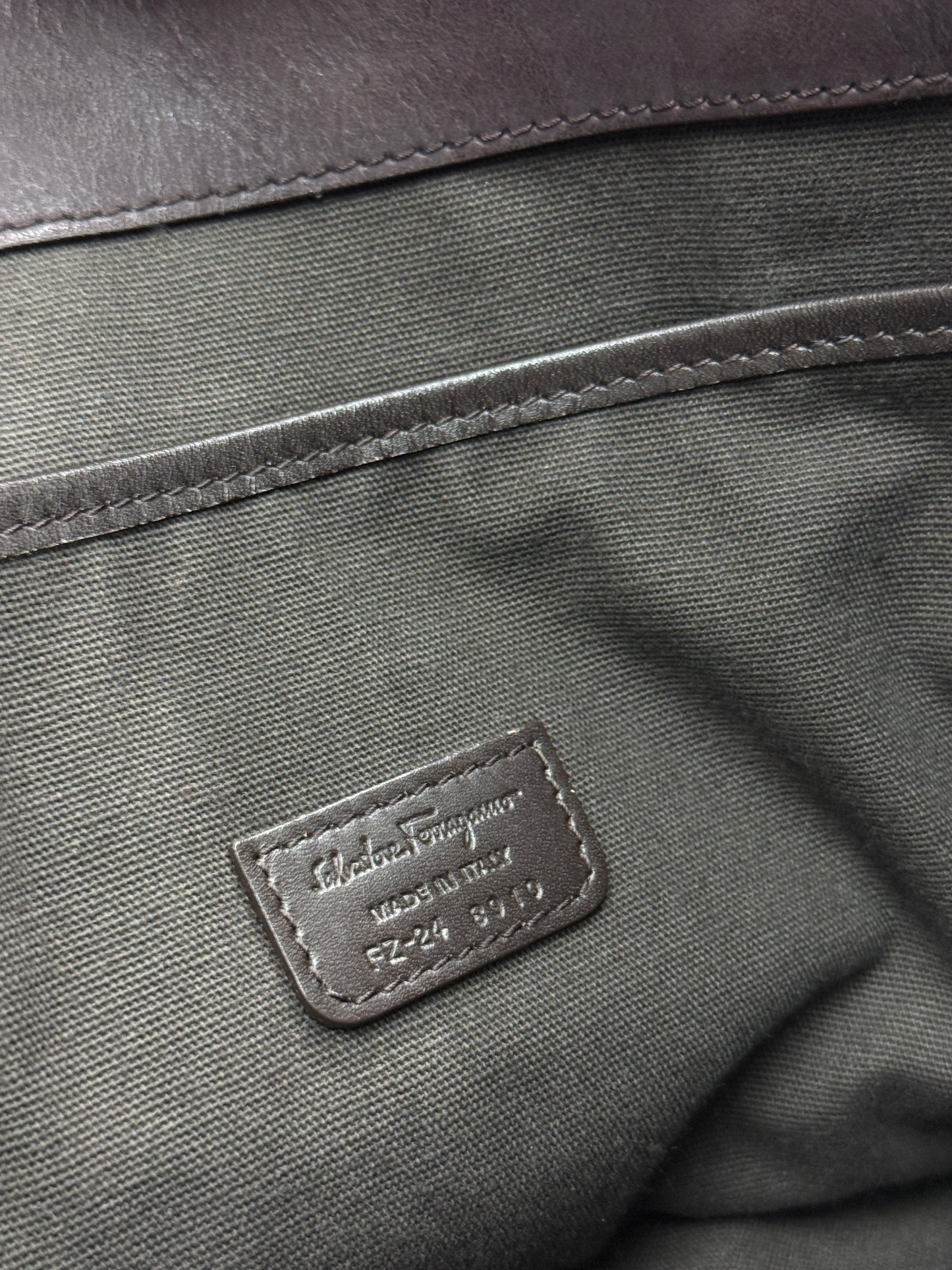 Salvatore Ferragamo Leather Tote Bag