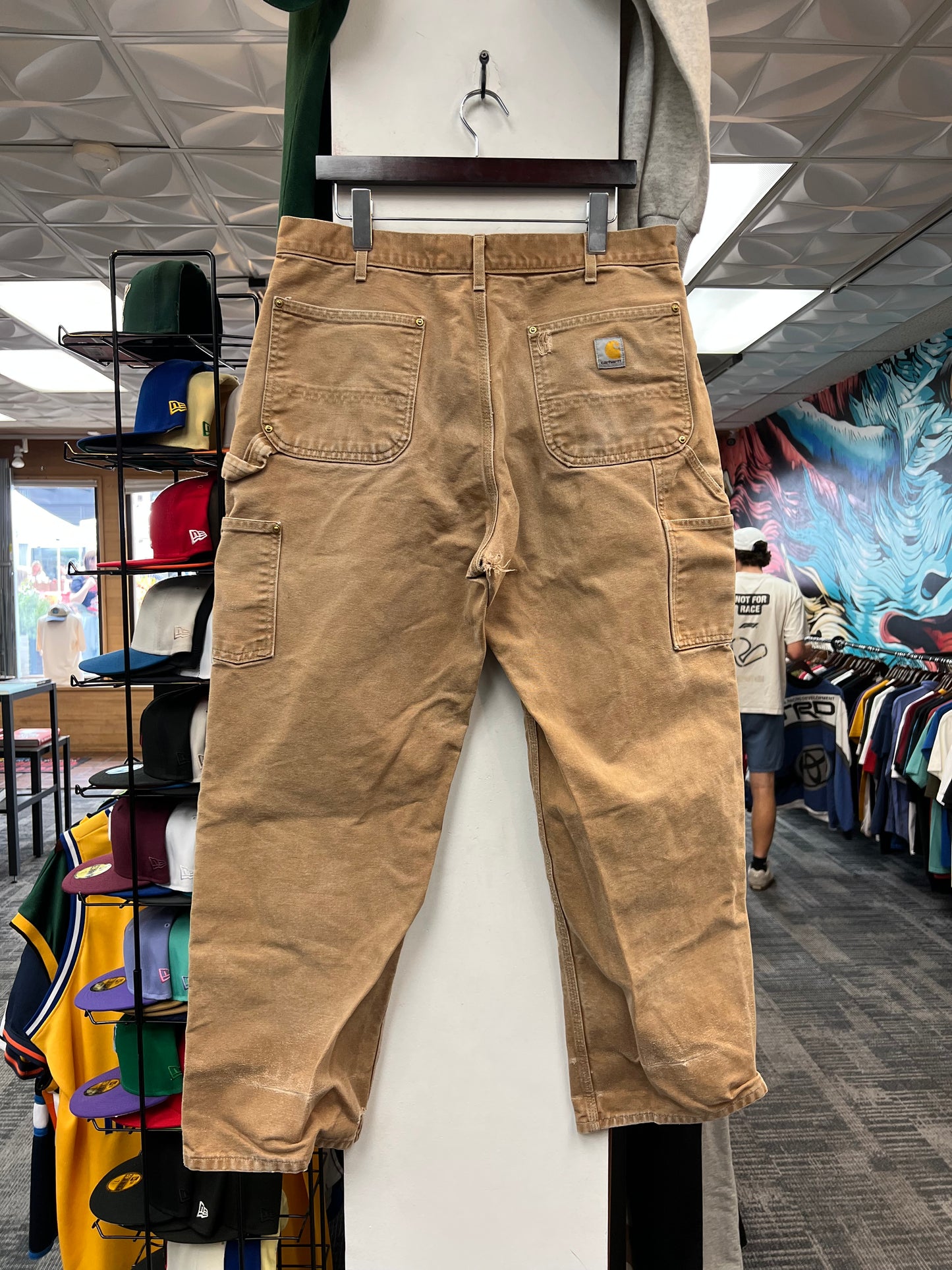 Carhartt Double Knee Tan Work Pants