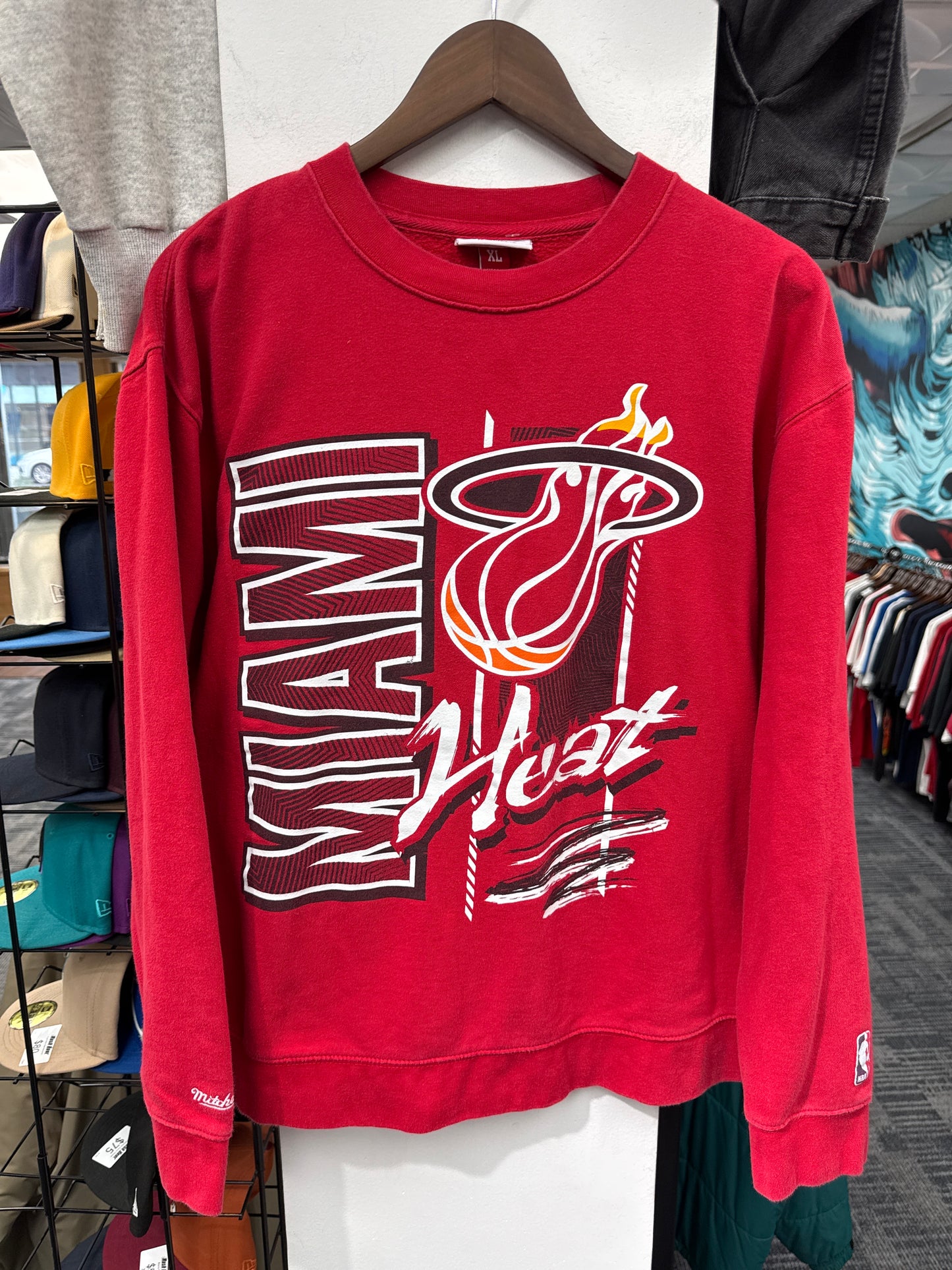 Mitchell & Ness Miami Heat Crewneck