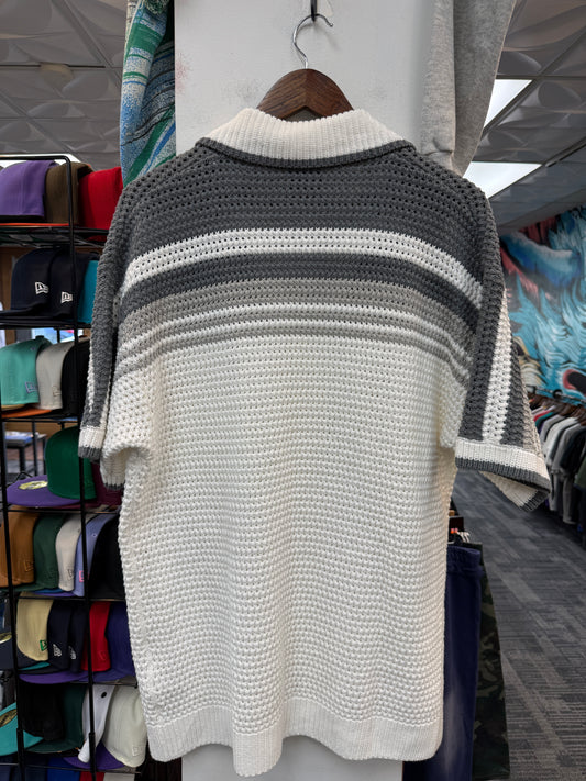 Casablanca Crochet Cotton Camp Shirt