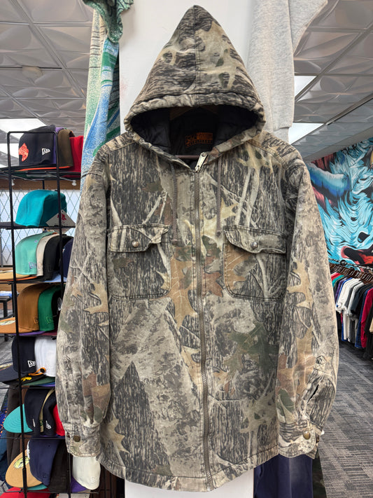 Vintage Full Zip Canyon Camo Hunting Jacket