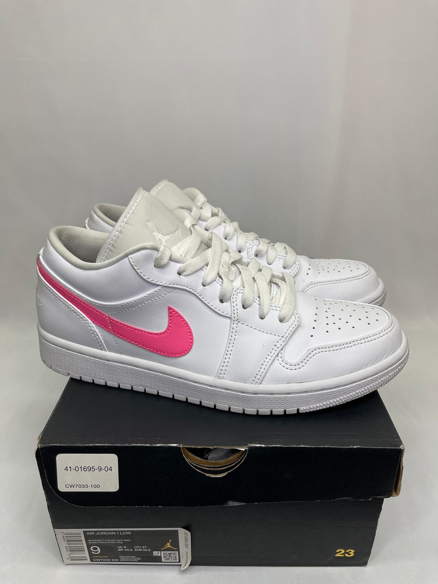 Preowned Jordan 1 Low Multi Swoosh