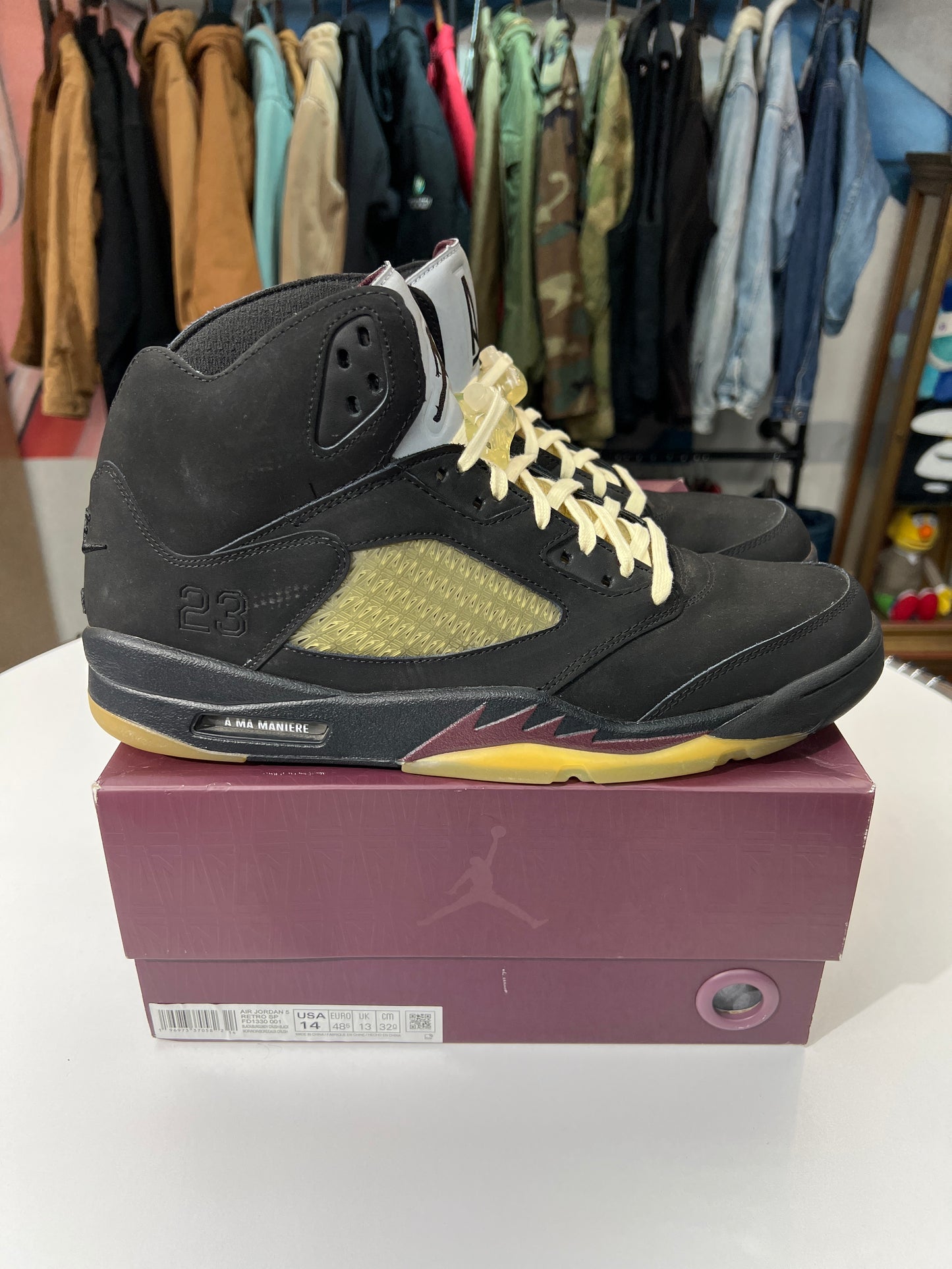 Preowned Jordan 5 Retro A Ma Maniere Dusk