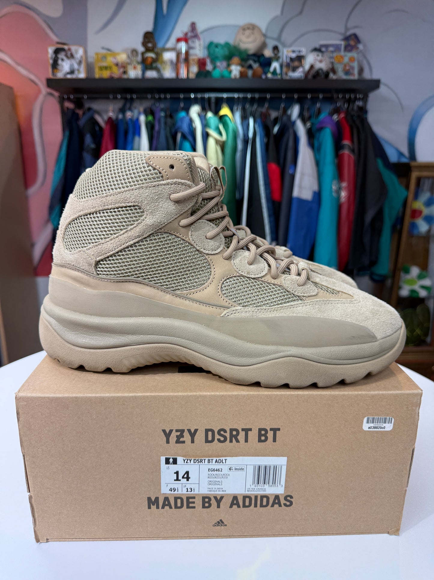 Preowned Yeezy Desert Boot Rock
