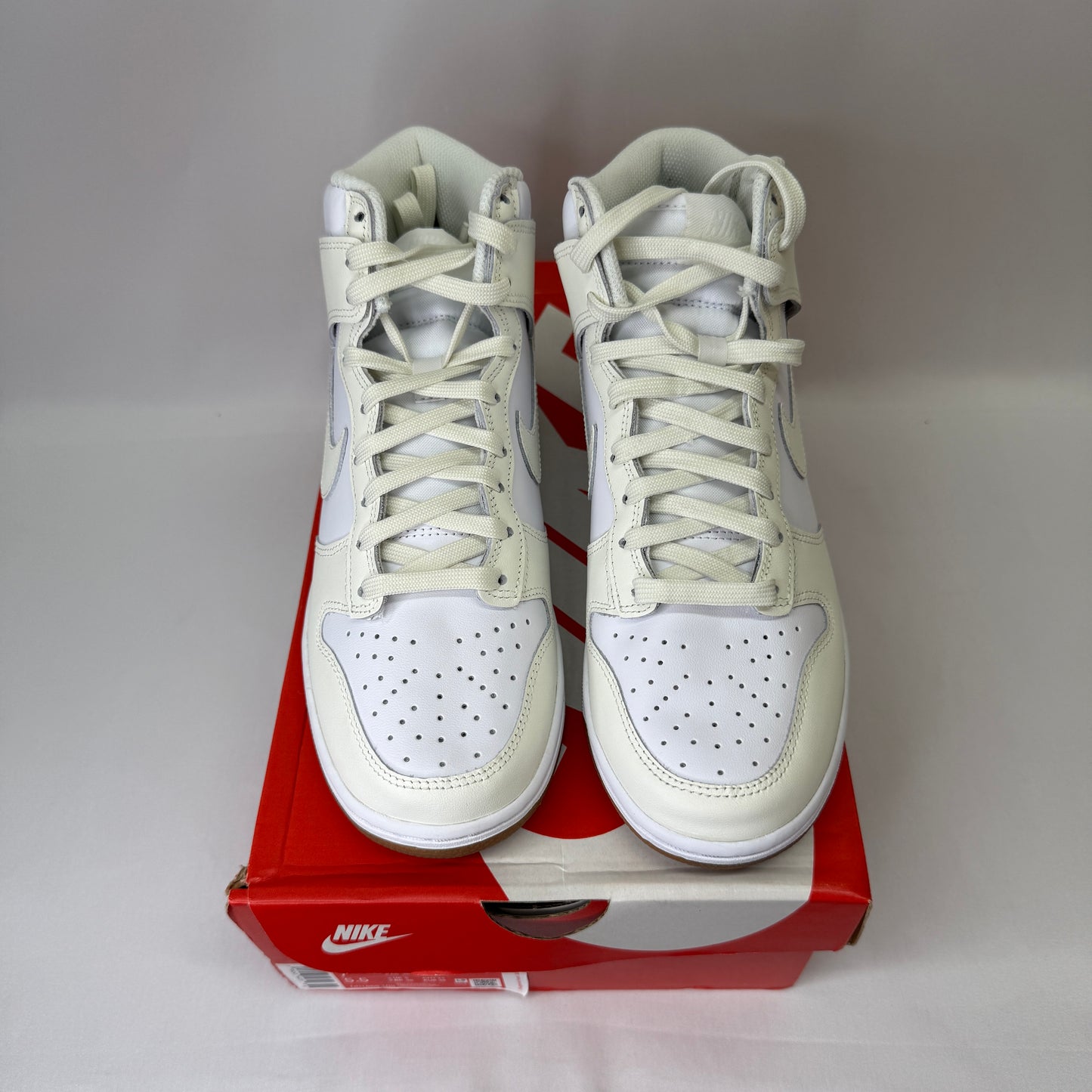 Nike Dunk High Sail Gum New