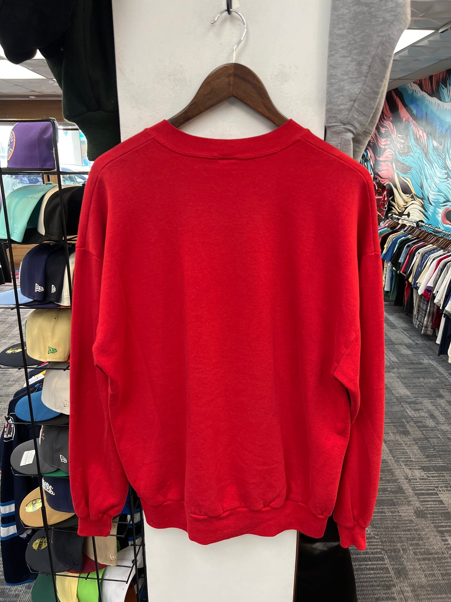 Rush Crest Red/Grey Crewneck