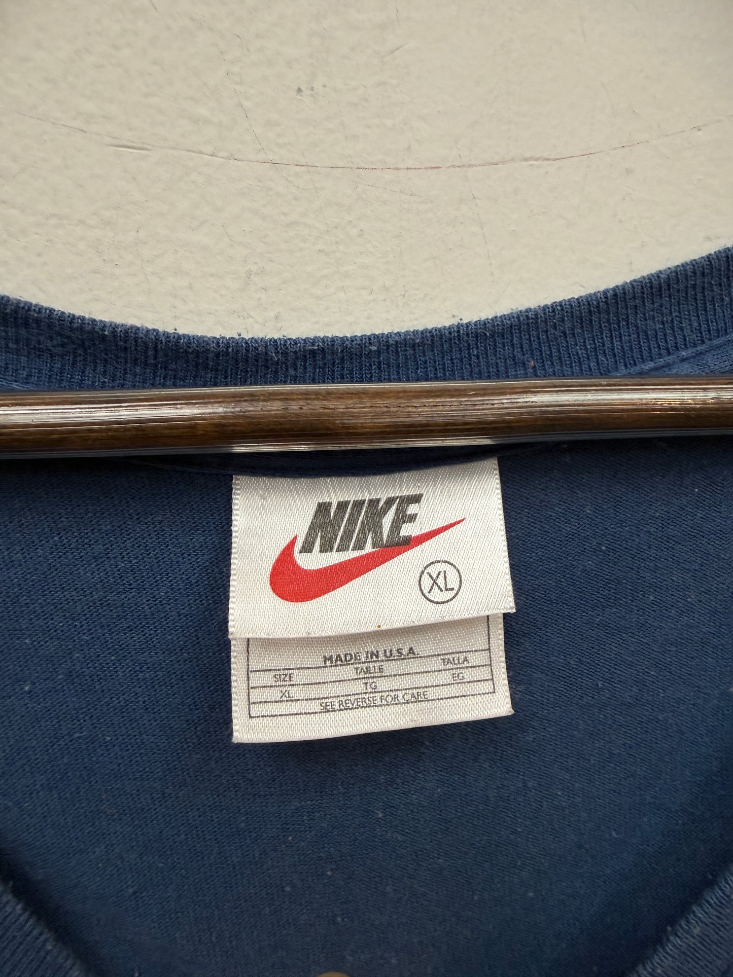 Vintage Nike Dark Blue V-Neck Tee