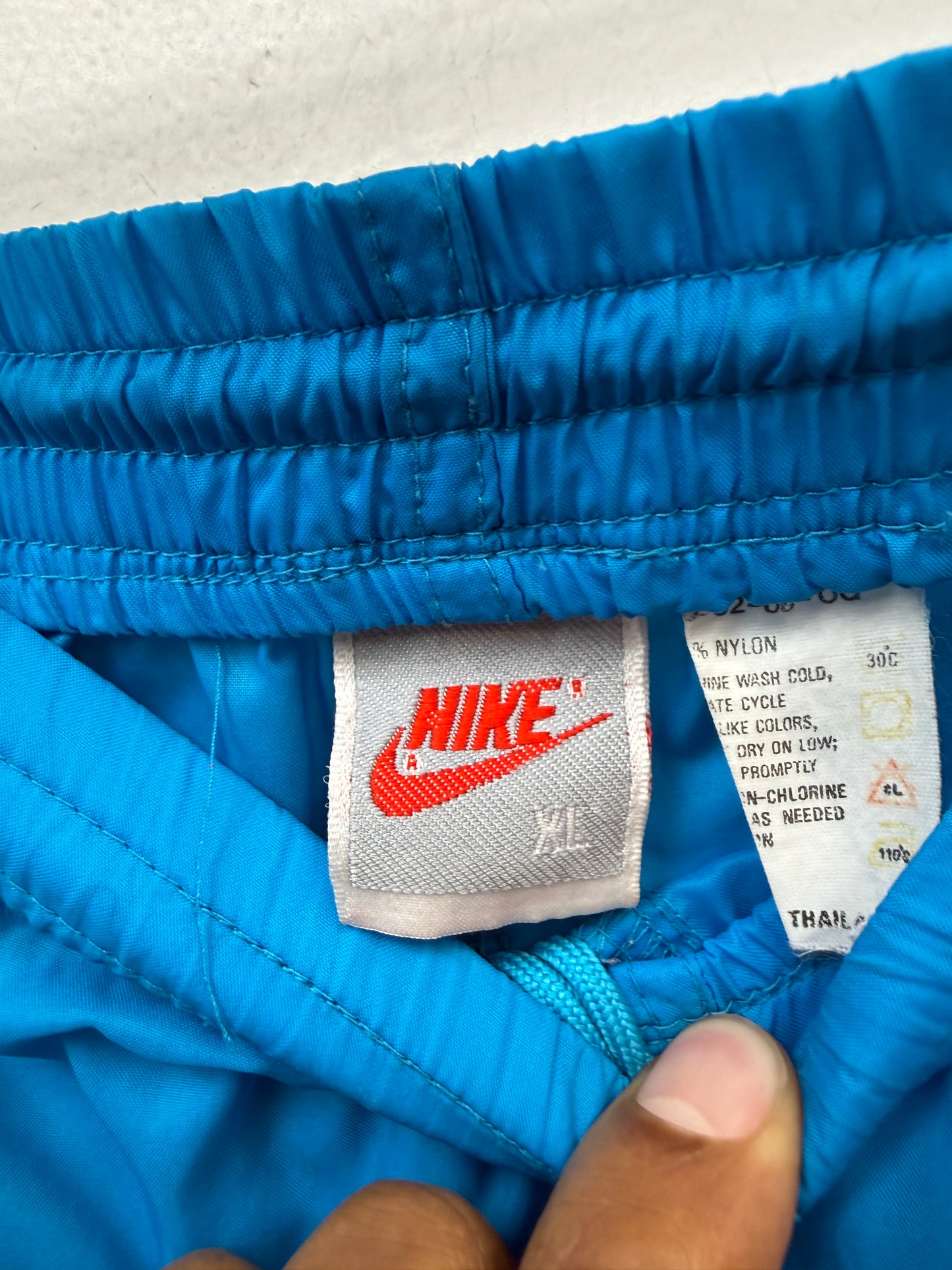 Vintage Nike Aqua Blue Track Pants