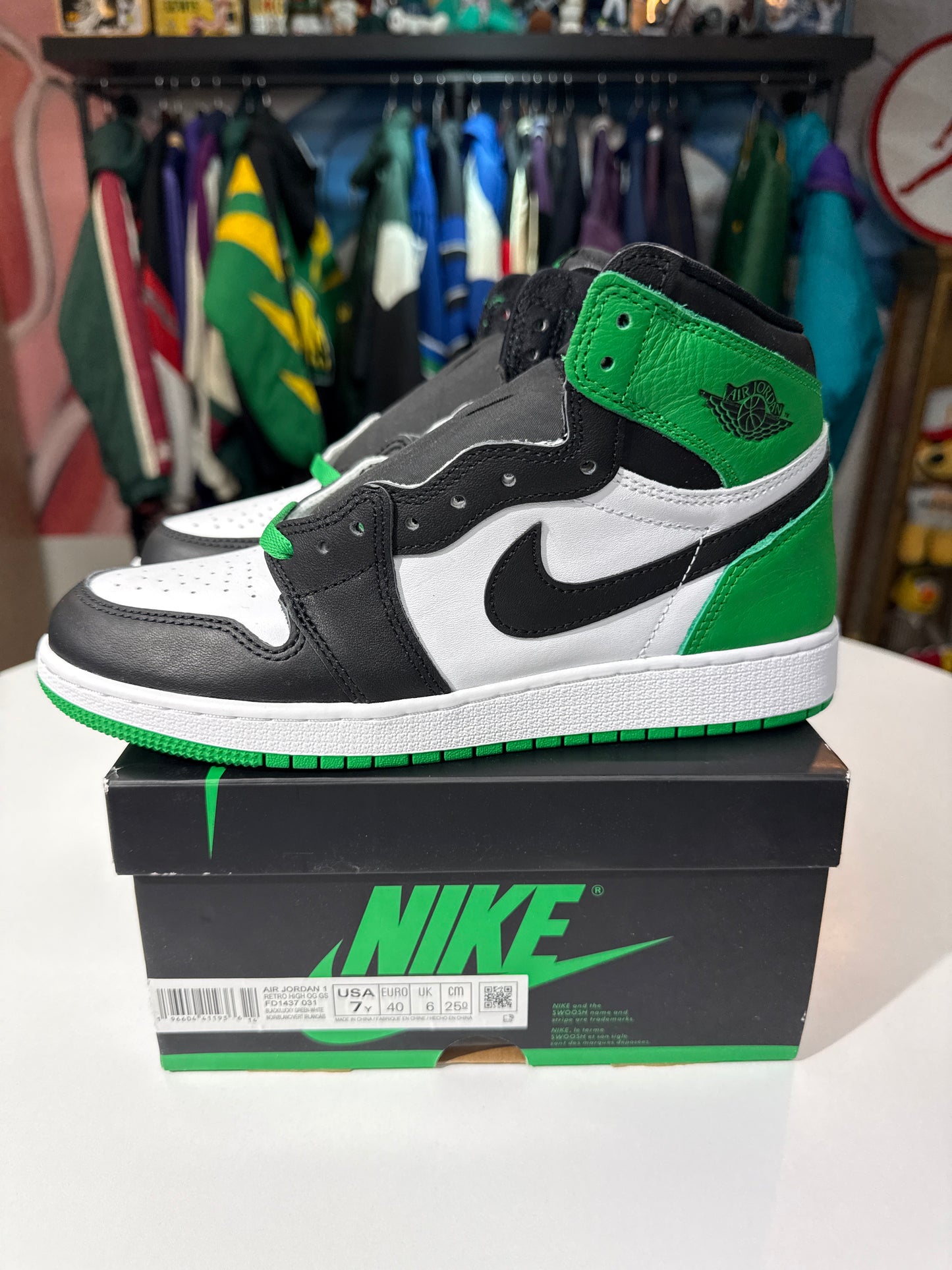 New Jordan 1 Lucky Green