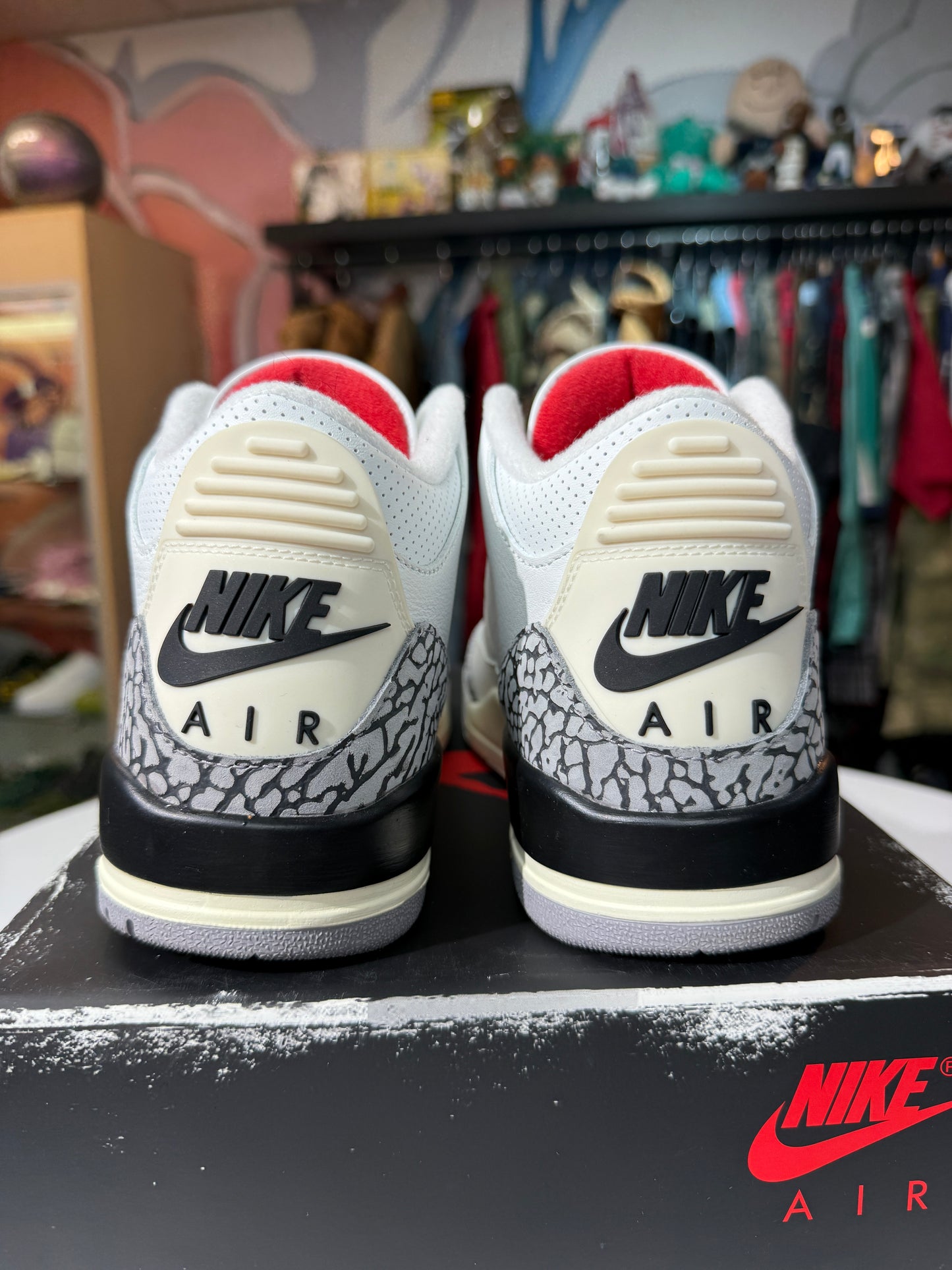 Preowned Reimagined White Cement Jordan 3