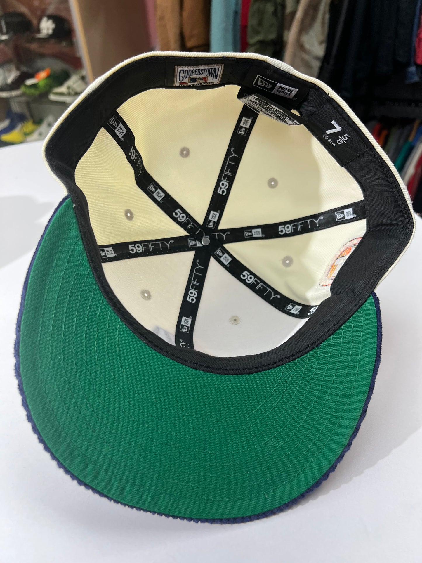 New Era Houston Astros Throwback 45th Anniversary Corduroy Fitted Cap
