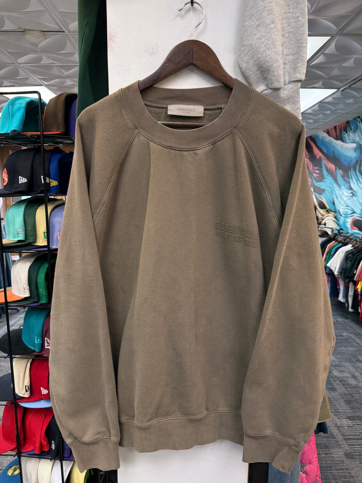 Essentials Brown Crewneck