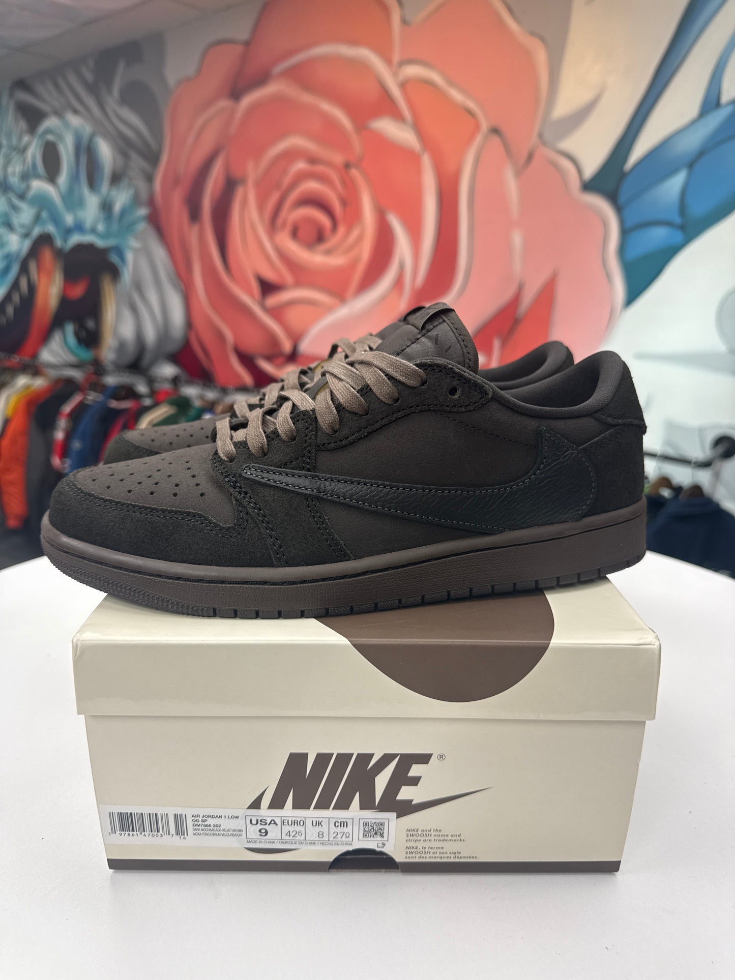 New Travis Scott Velvet Brown Jordan 1 Low