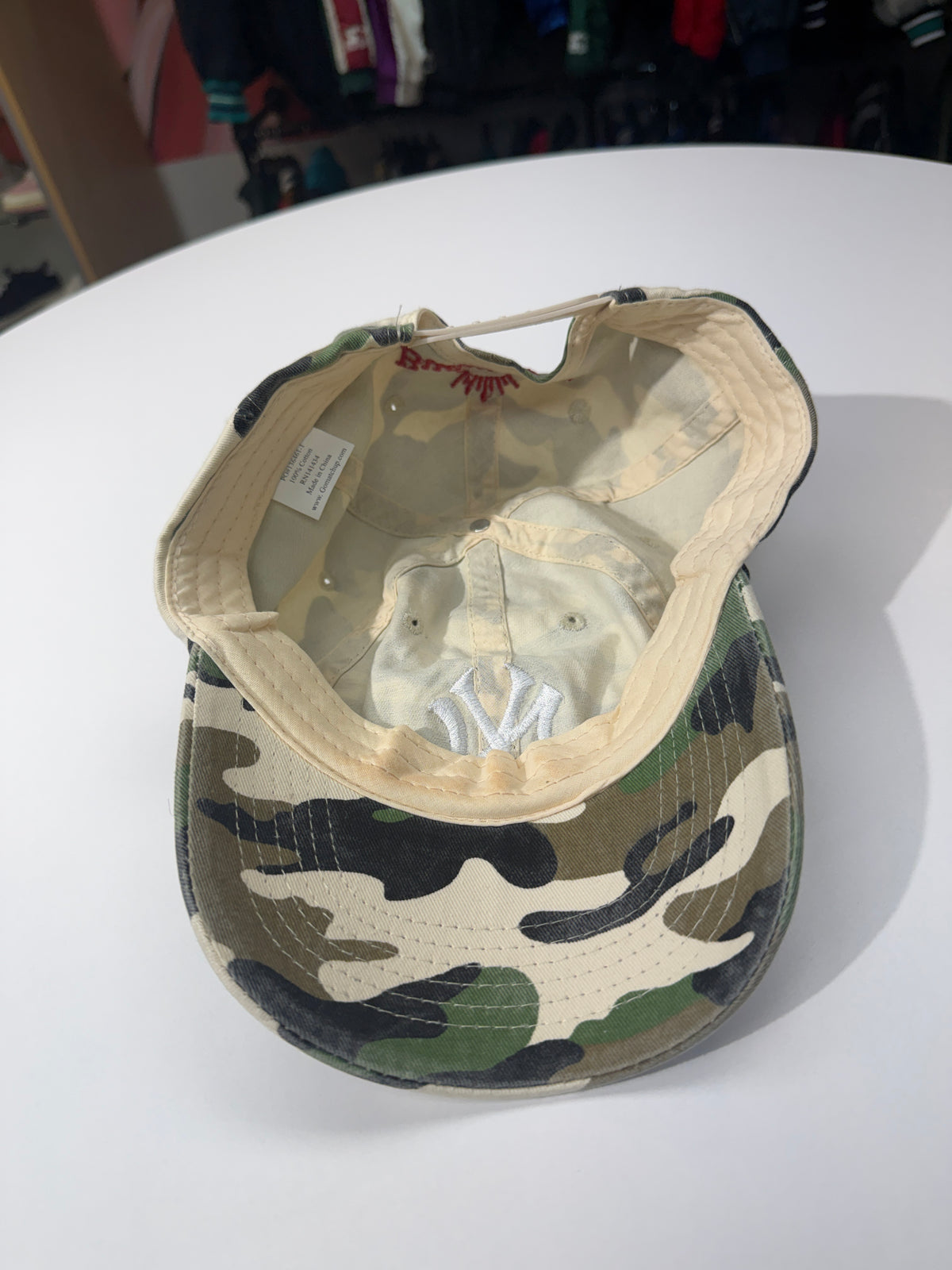 NY Yankees Camo Snap