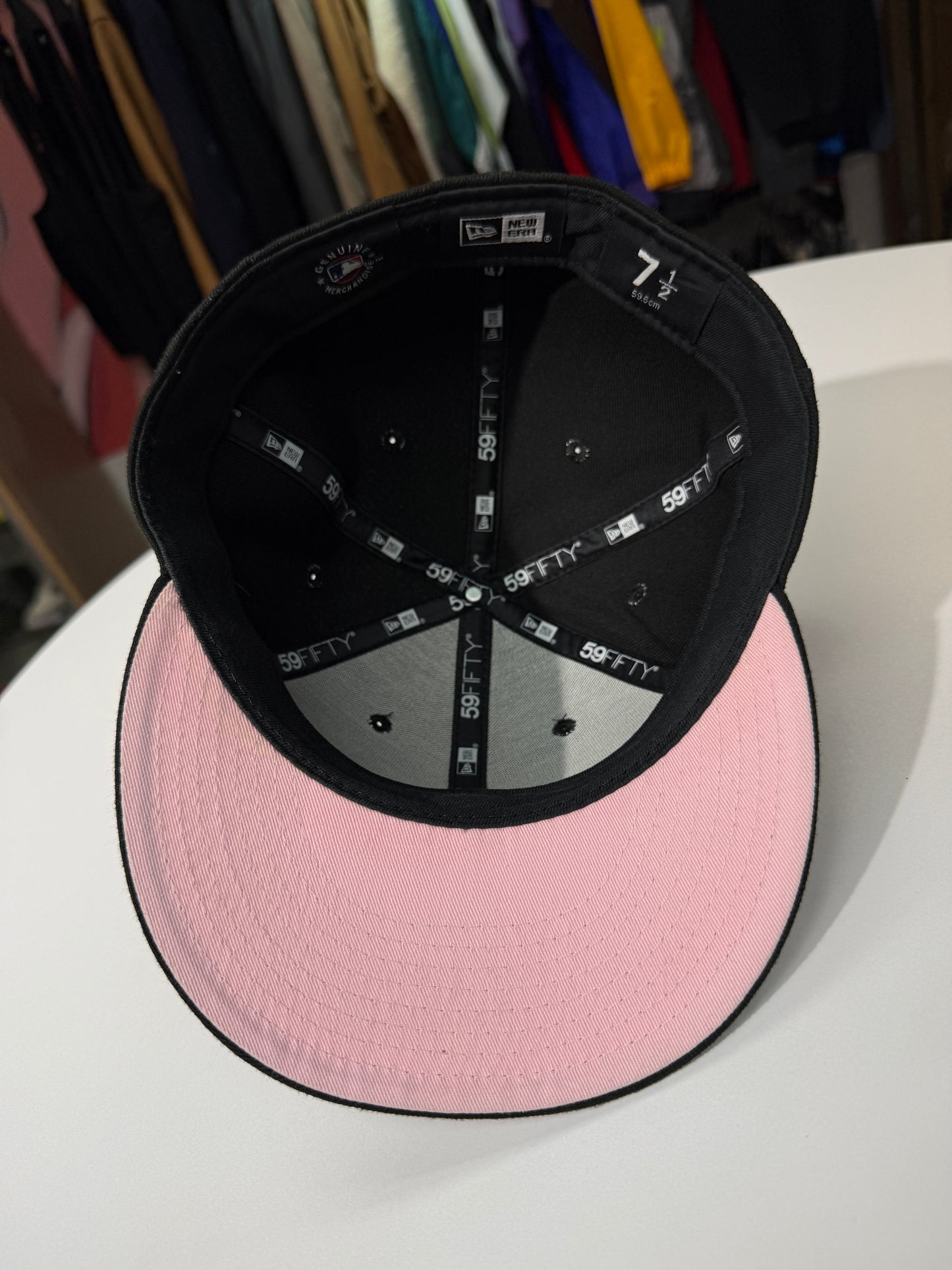 Pink Drip Boston Reds Fitted