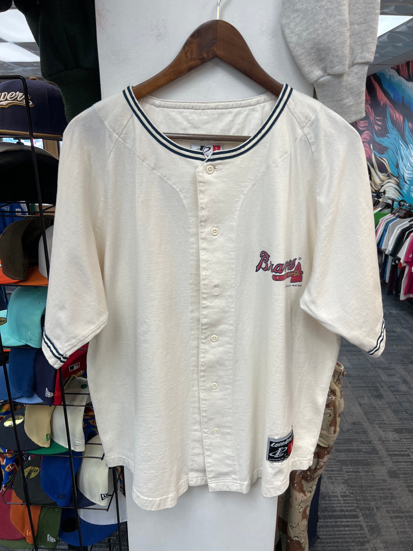 Vintage Braves Jersey Tee