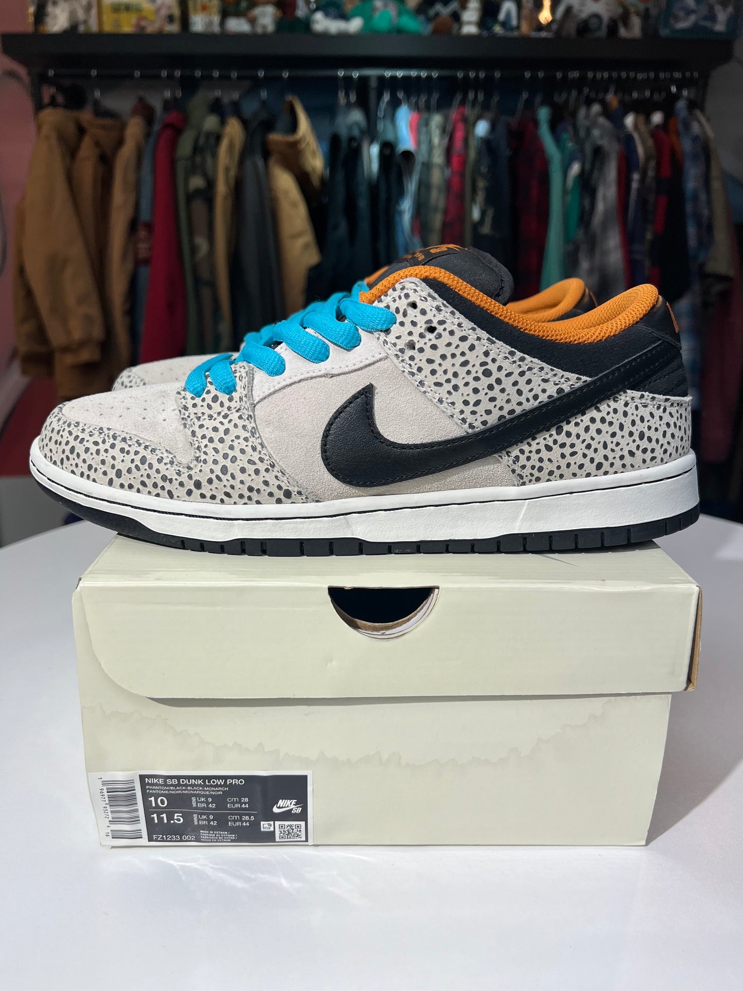 Preowned Nike SB Dunk Low Electric Pack Olympic Safari