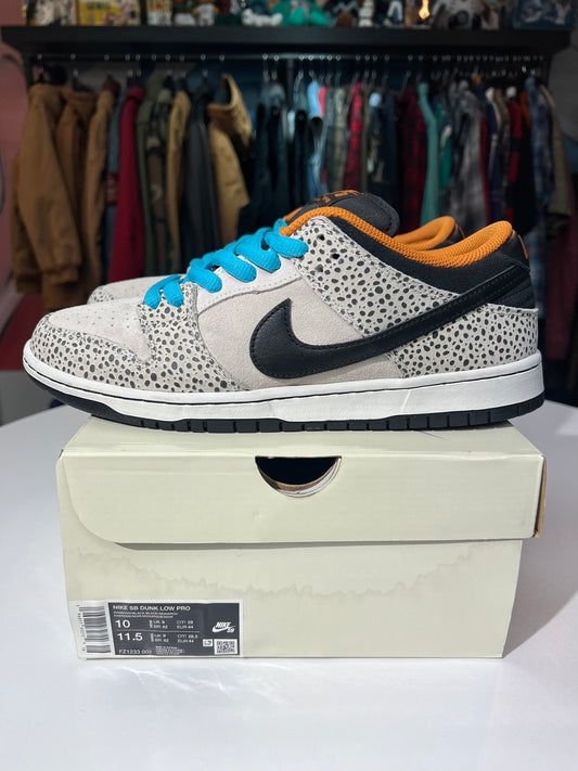 Preowned Nike SB Dunk Low Electric Pack Olympic Safari
