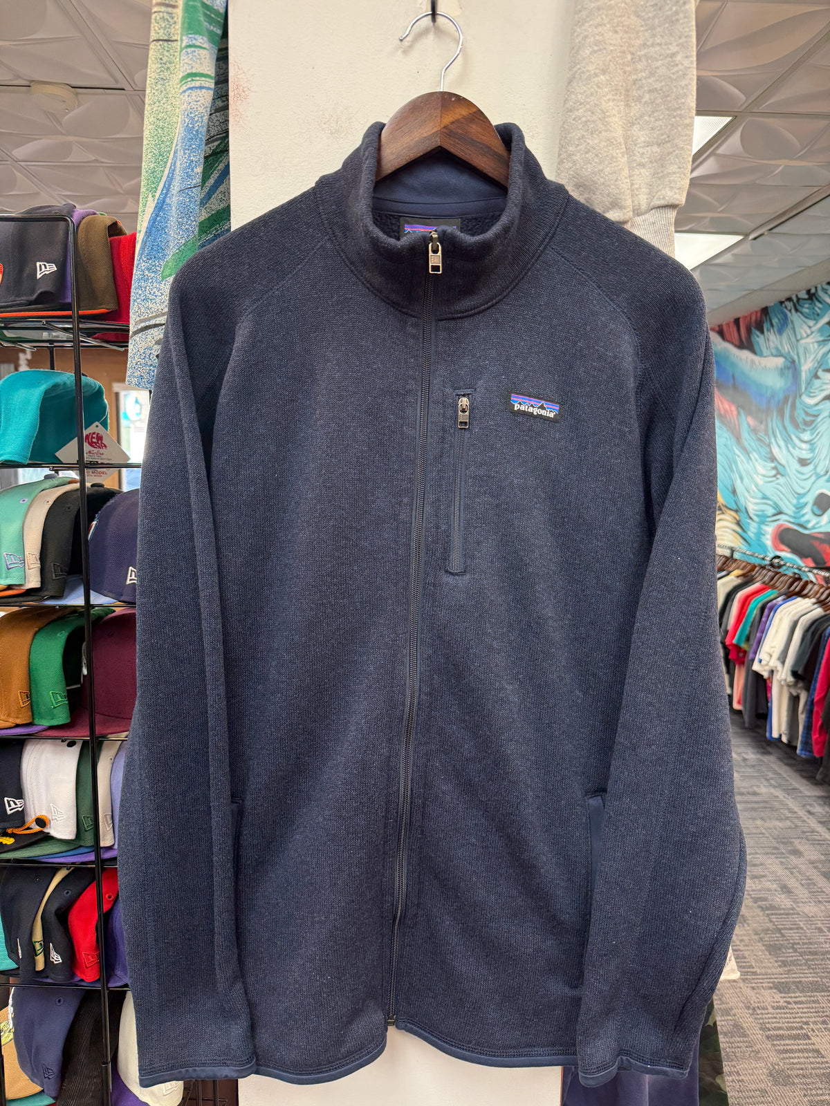 Patagonia Navy Zip Up