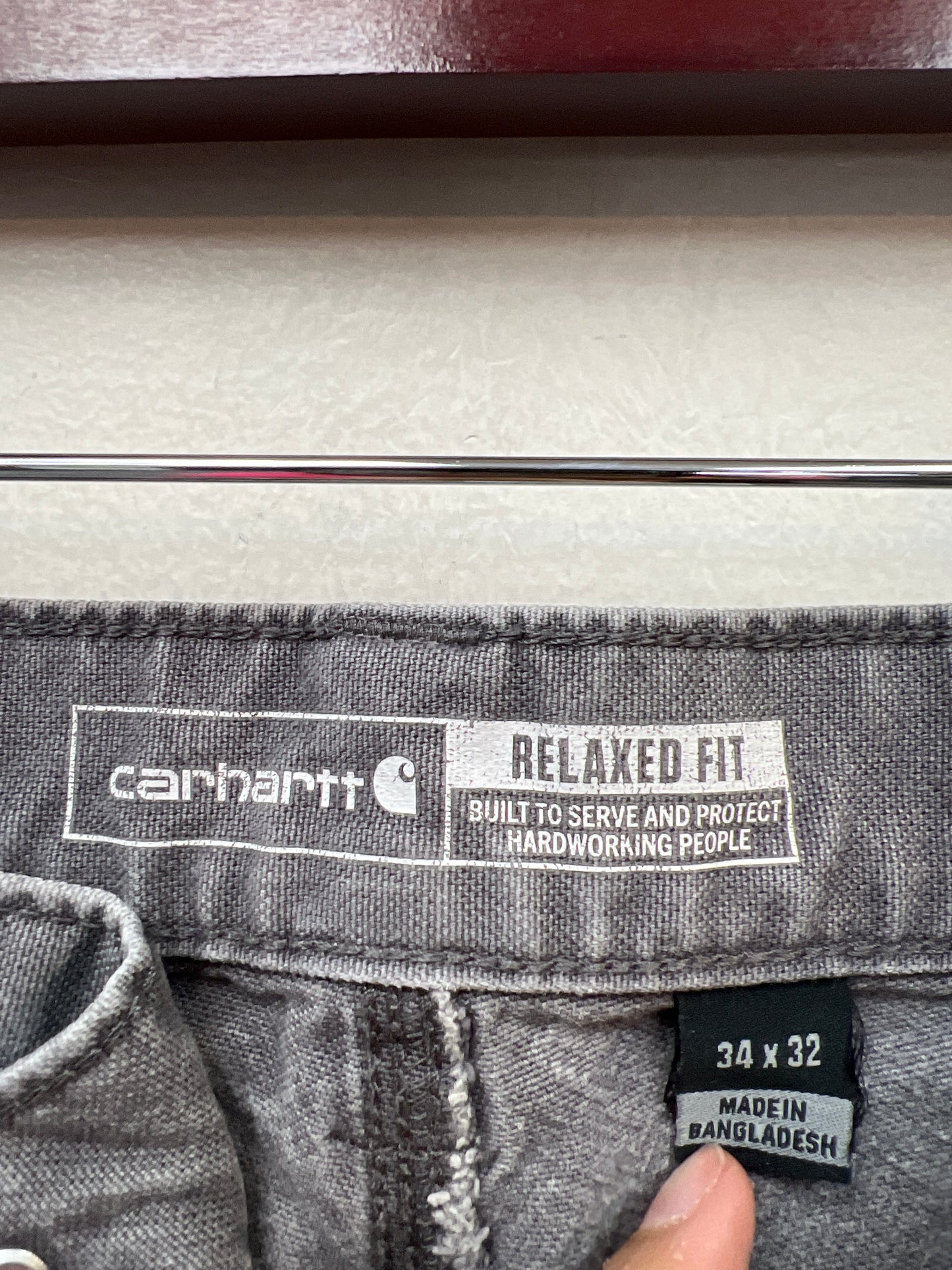 Carhartt Relaxed Fit Carpenter Pants Grey