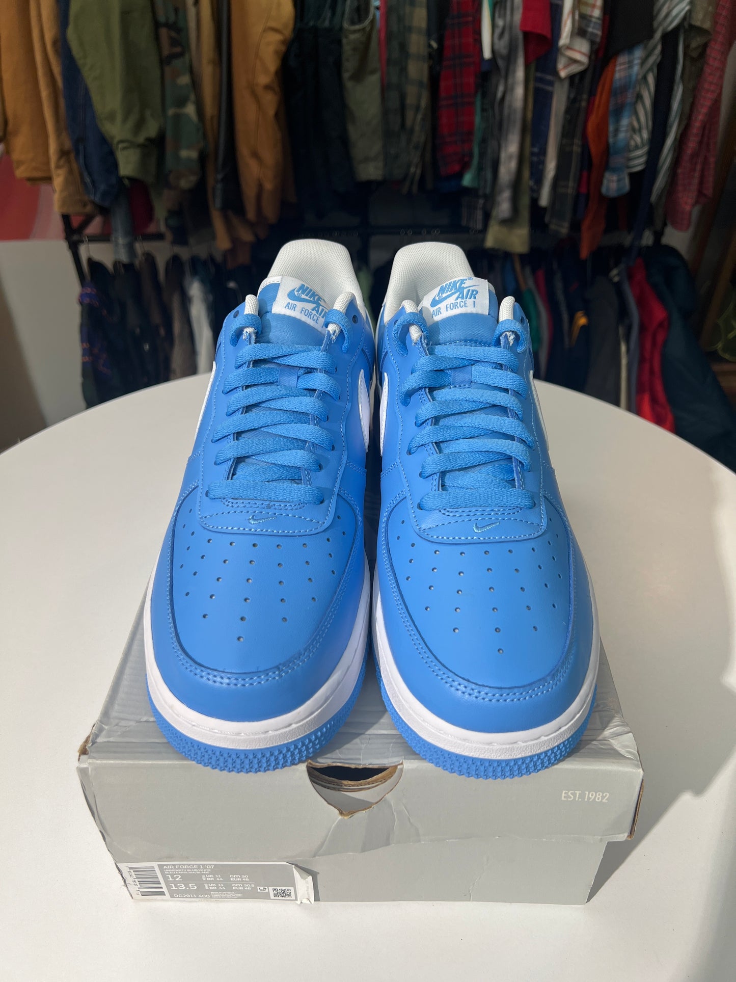 New University Blue Nike Air Force 1 Low ‘07