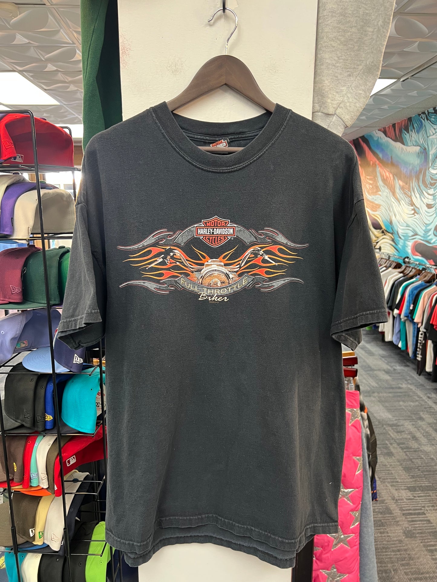 Vintage Harley Davidson Full Throttle Graphic Tee