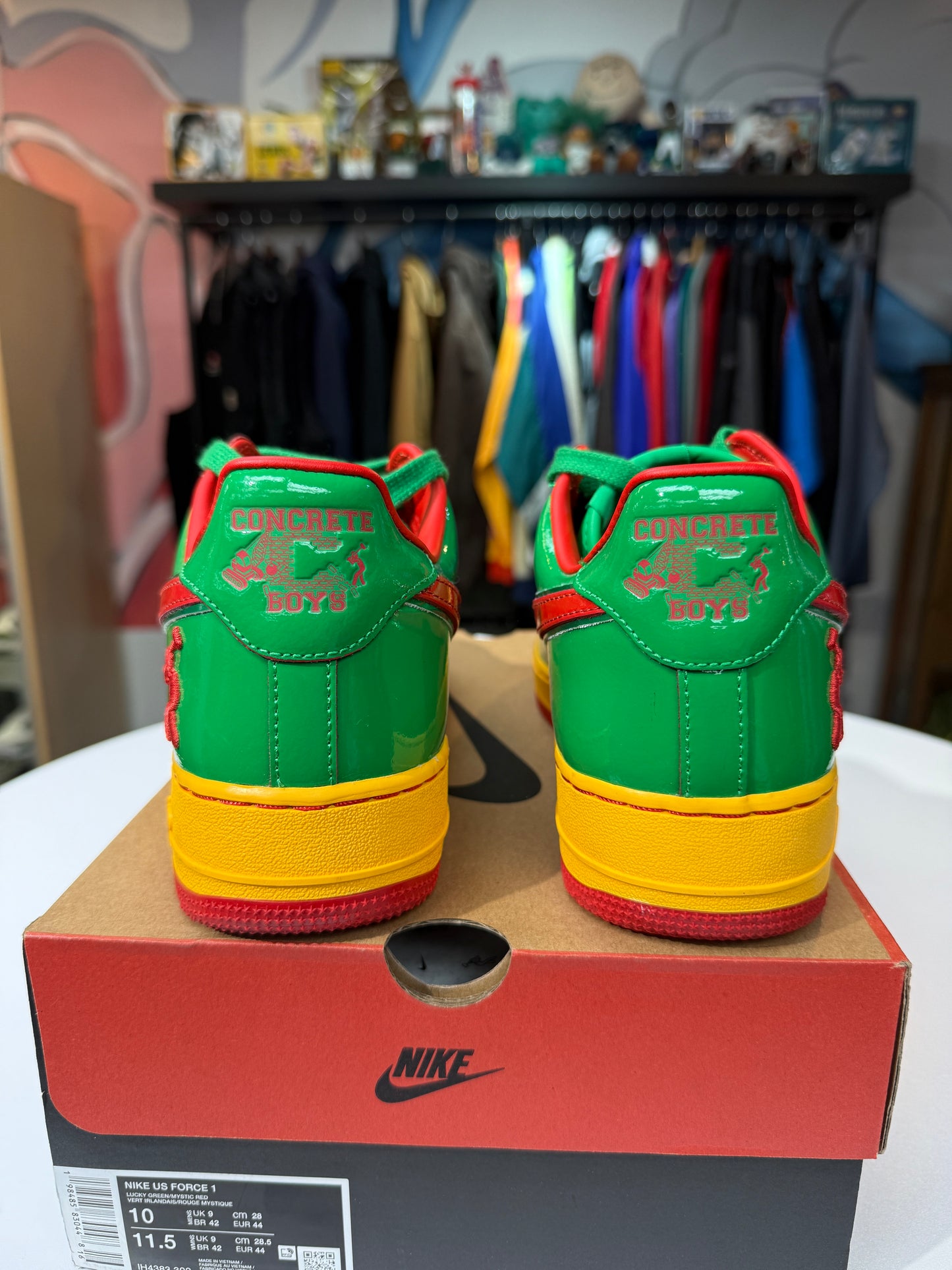 Preowned Lucky Green Lil Yachty Concrete Boys Af1