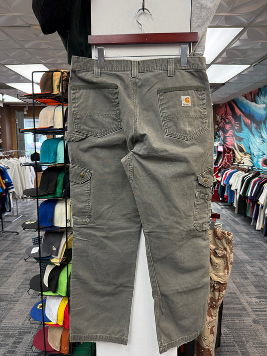 Carhartt Moss Green Ripstop Cargo Work Pants
