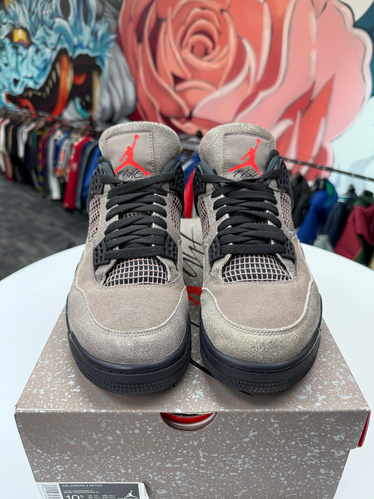 Preowned Taupe Haze Jordan 4s