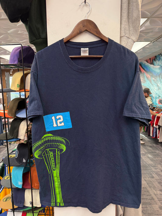 Seahawks 12th Man Space Needle Tee
